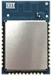 CEL CMP53X (K32W061) wireless module – compact blue PCB with trace antenna at the top and a central metal RF shield